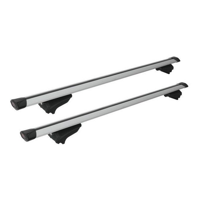 Barres De Toit OMAC Pour Citroën Berlingo 2008-2018 - Noir Aluminium - Capacité 75kg