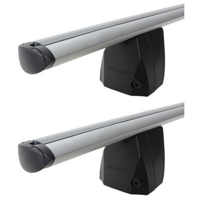 Barres Aluminium Port 75kg Barres De Toit ACE-4 Pour Renault Clio IV 2013-2019 - Gris Accessoire Transport Coffre