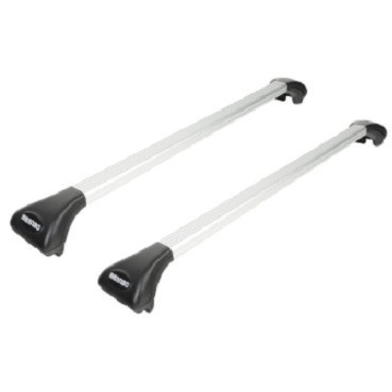 Barres De Toit Transversales Menabo Pour Mercedes CLA C118 2019-2024 - Noir, Aluminium, Fixation Antivol - Compatible Coffre, Vélo, Ski