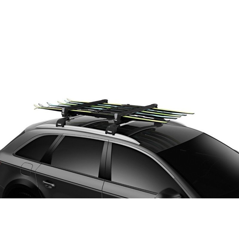 StoreYourBoard Porte-Skis Autoportant - Support Pour 4 Paires De Skis Larges (Jusqu'à 140mm) - Rangement Garage Ou Maison