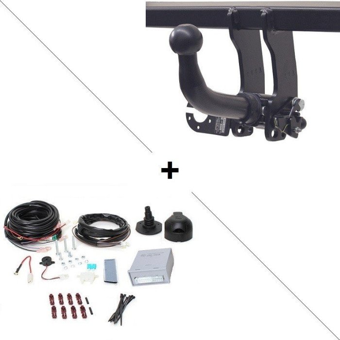 Attelage Démontable + Câblage Complet Pour Mercedes GLK (après 10/2008) - Capacité 2000kg - Neuf