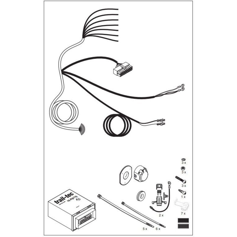 Faisceau universel 13 broches + boitier multiplexage Attelage Remorque — free download